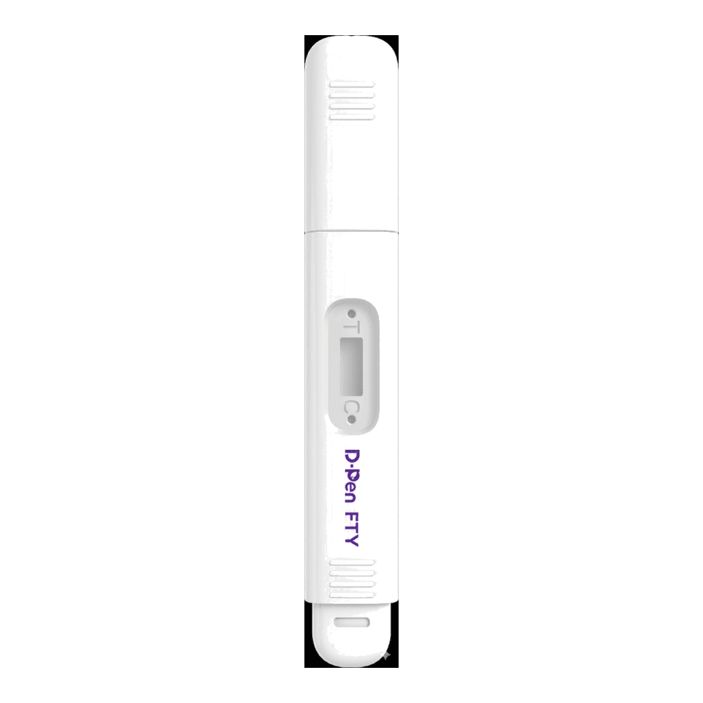D-Pen Mini Fentanyl Oral Fluid Test — 20 ng/mL test device showing Fentanyl result window at 20 ng/mL view 3