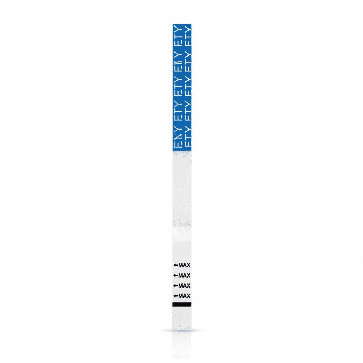 Magenta Fentanyl Strip - Substance ID - 10 ng/ml test device showing Fentanyl result window at 10 ng/mL