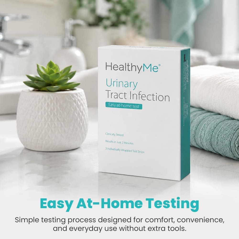HealthyMe UTI Home Test box, front view view 6
