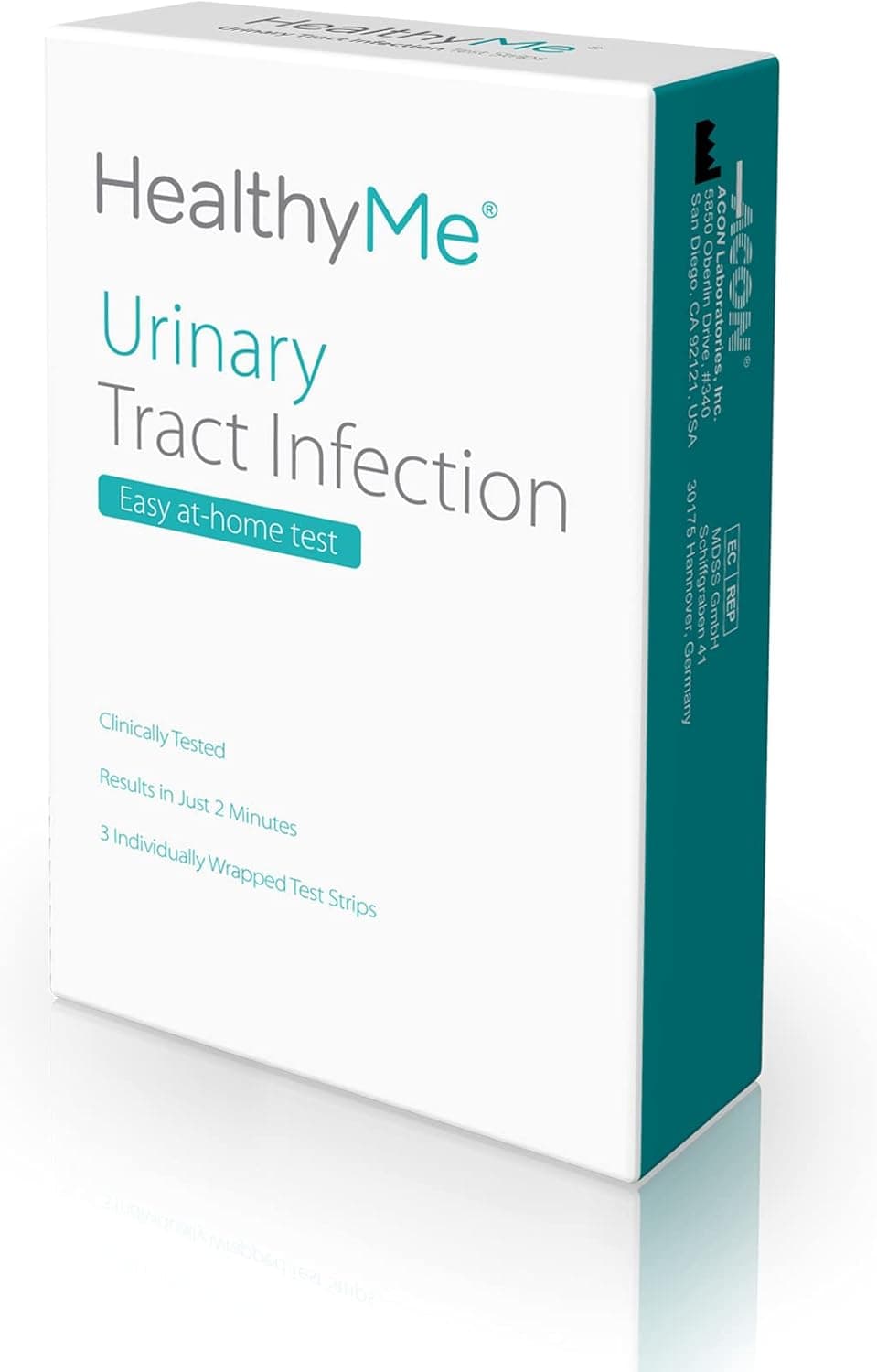 HealthyMe UTI Home Test box, front view